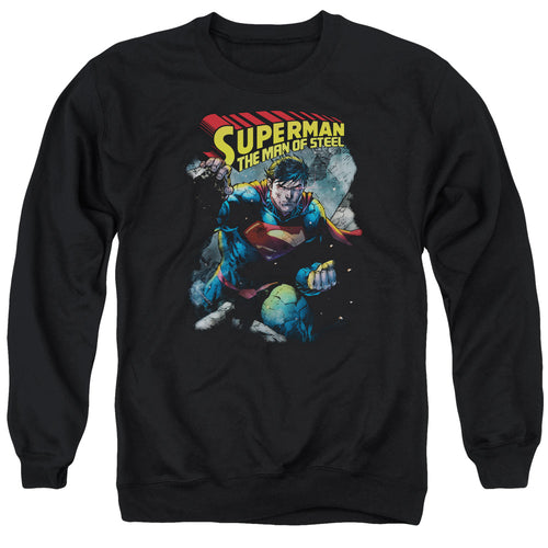 Superman Through the Rubble Crewneck Sweatshirt