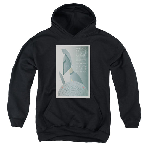 Star Trek Juan Ortiz Bread and Circuses Black Youth Hoodie