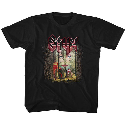 Styx The Grand Illusion - Black Youth/Toddler T-Shirt