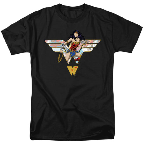 Wonder Woman WW 80th Collage Logo T-Shirt