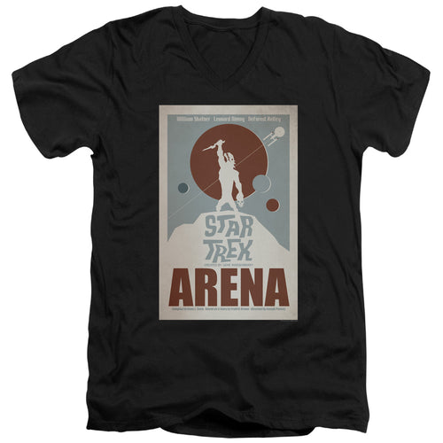 Star Trek Juan Ortiz Arena Black V-Neck T-Shirt