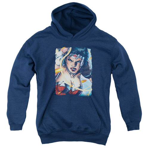 Justice League Scowl Youth Hoodie