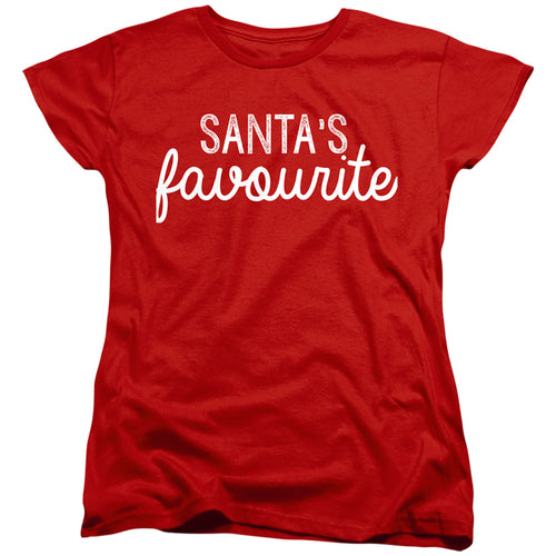 Christmas Santa's Favourite Womens T-Shirt