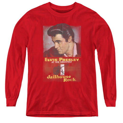 Elvis Presley Jailhouse Rock Poster Youth Long Sleeve T-Shirt