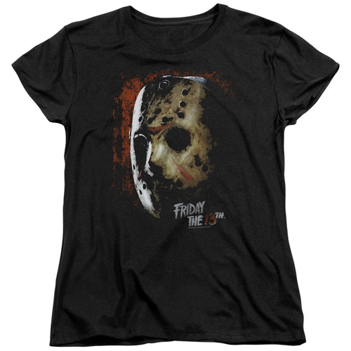 Friday the 13th Mask Of Death Womens T-Shirt