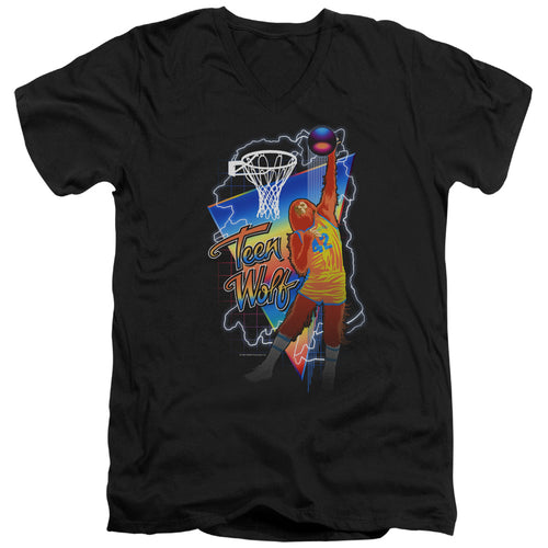 Teen Wolf Electric Wolf V-Neck T-Shirt