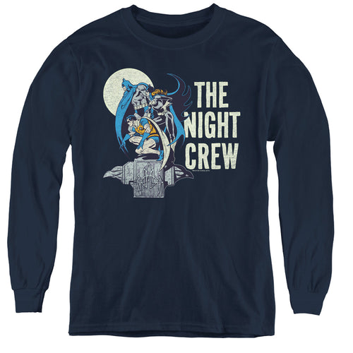 DC Comics Night Crew Youth Long Sleeve T-Shirt