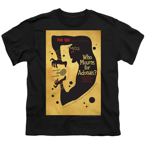 Star Trek Juan Ortiz Who Mourns for Adonais Black Youth/Toddler T-Shirt