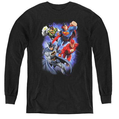Justice League Storm Makers Youth Long Sleeve T-Shirt