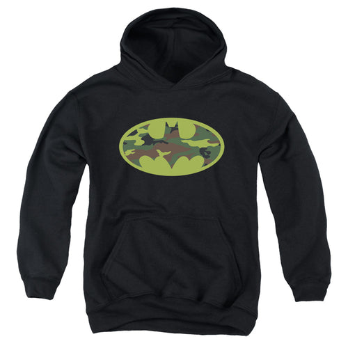 Batman Camo Logo Youth Hoodie