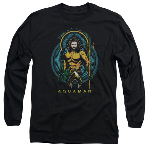 Aquaman Aqua Nouveau Long Sleeve T-Shirt
