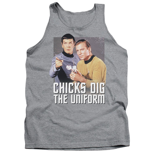 Star Trek Chicks Dig the Uniform Tank Top