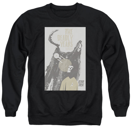 Star Trek Juan Ortiz The Deadly Years Black Crewneck Sweatshirt