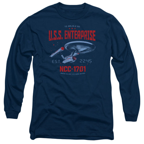 Star Trek To Boldly Go Stardate 2245 Long Sleeve T-Shirt