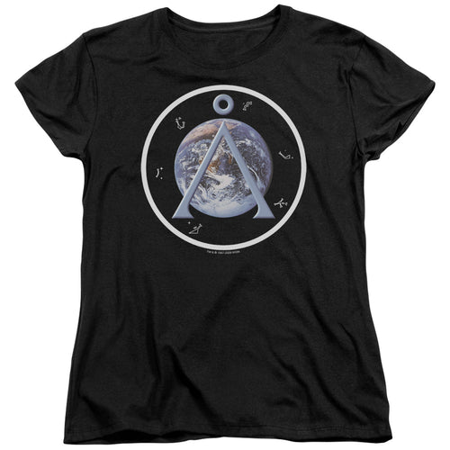 Stargate SG-1 Earth Emblem Womens T-Shirt