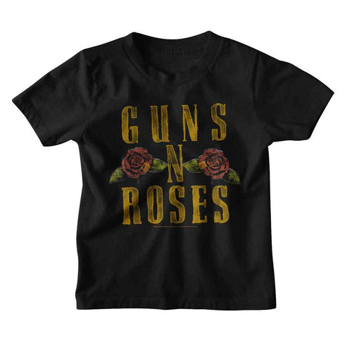 Guns N' Roses Logo and Roses Youth/Toddler T-Shirt