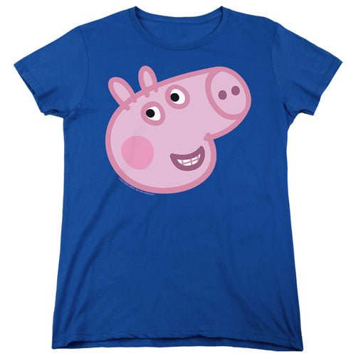 Peppa Pig George Pig Face Womens T-Shirt