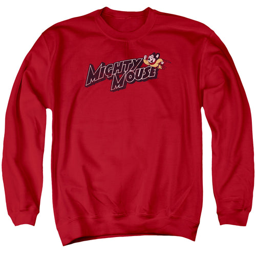 Mighty Mouse Might Logo Crewneck Sweatshirt