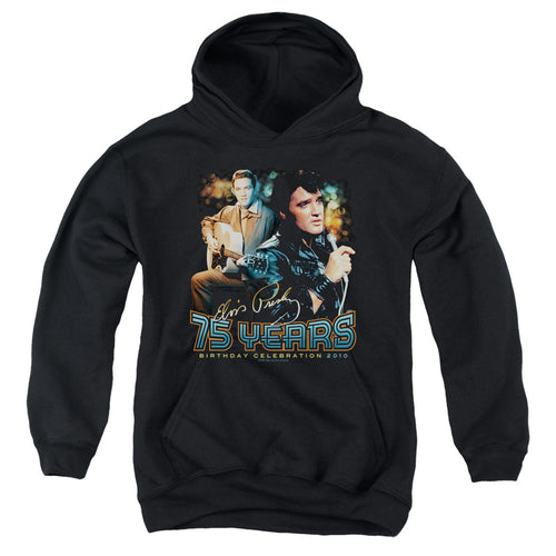 Elvis Presley 75 Years Youth Hoodie