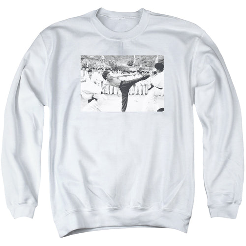 Bruce Lee Kick to the Head Crewneck Sweatshirt
