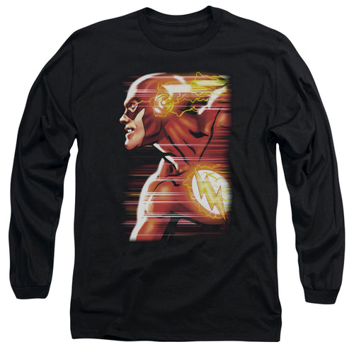 Justice League Speed Head Long Sleeve T-Shirt