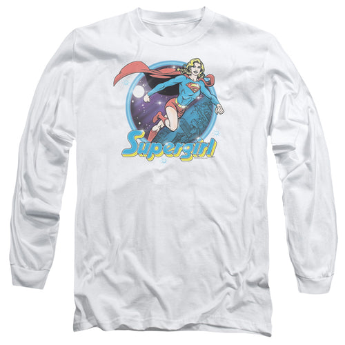 Superman Supergirl Airbrush Long Sleeve T-Shirt