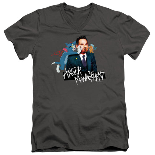 Tom and Jerry Movie Anger Management V-Neck T-Shirt