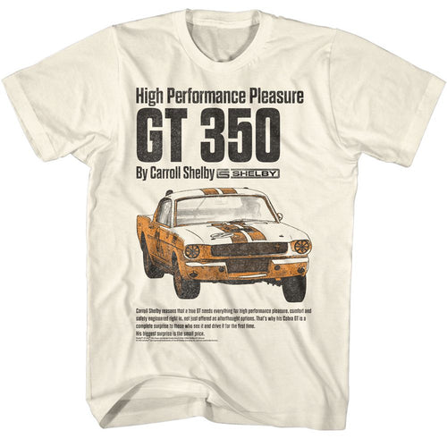 High Performance Carroll Shelby t-shirt in natural