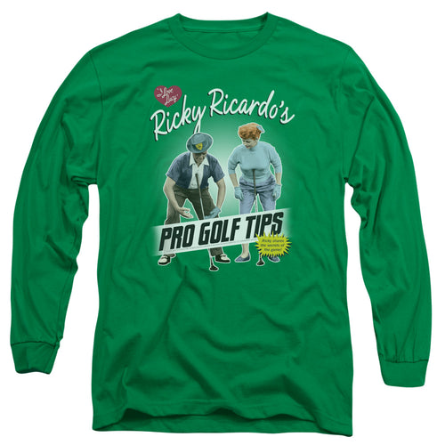 I Love Lucy Pro Golf Tips Long Sleeve T-Shirt