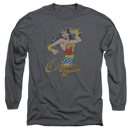 Wonder Woman Spinning Long Sleeve T-Shirt