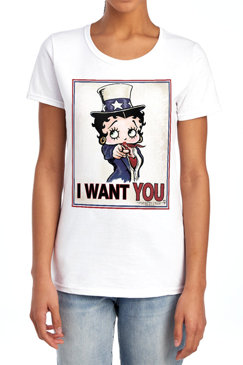 Betty Boop Auntie Boop Womens T-Shirt