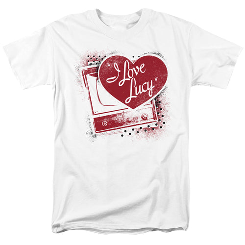 I Love Lucy Spray Paint Heart T-Shirt