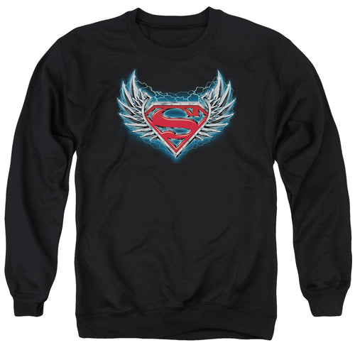 Superman Steel Wings Logo Crewneck Sweatshirt