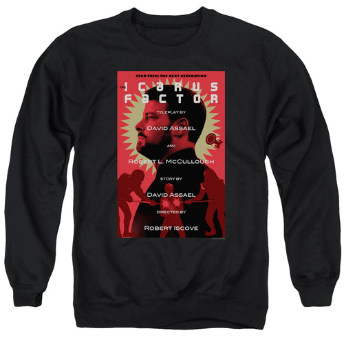 Star Trek The Icarus Factor Black Crewneck Sweatshirt