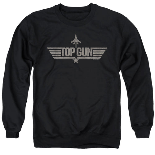 Top Gun Monotone Logo Crewneck Sweatshirt