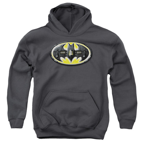 Batman Bat Mech Logo Youth Hoodie