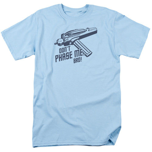 Star Trek Don't Phase Me Bro Blue T-Shirt