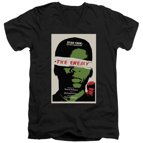 Star Trek The Enemy Black V-Neck T-Shirt