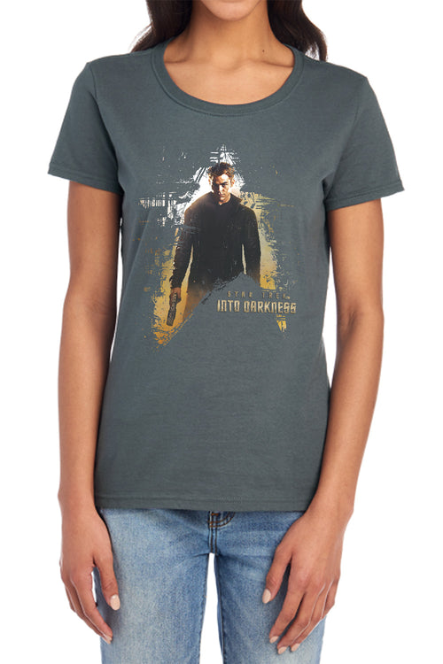 Star Trek Dark Hero Womens T-Shirt