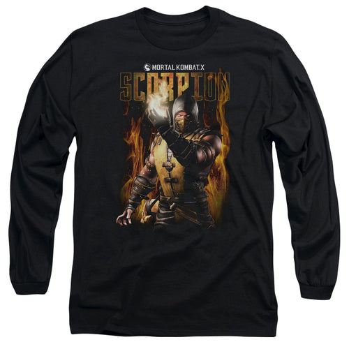 Mortal Kombat 9 Scorpion Long Sleeve T-Shirt