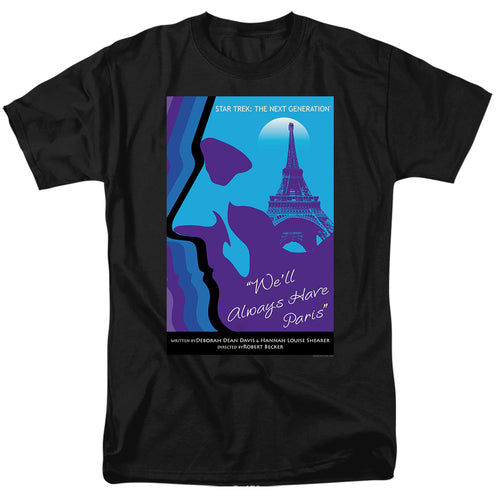 Star Trek We'll Always Have Paris Black T-Shirt