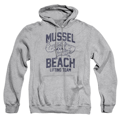 Spongebob Squarepants Mussle Beach Lifting Team Pullover Hoodie