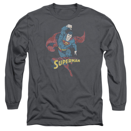Desaturated Superman Long Sleeve T-Shirt