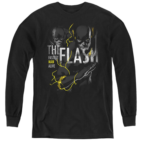 The Flash Bold Flash Youth Long Sleeve T-Shirt