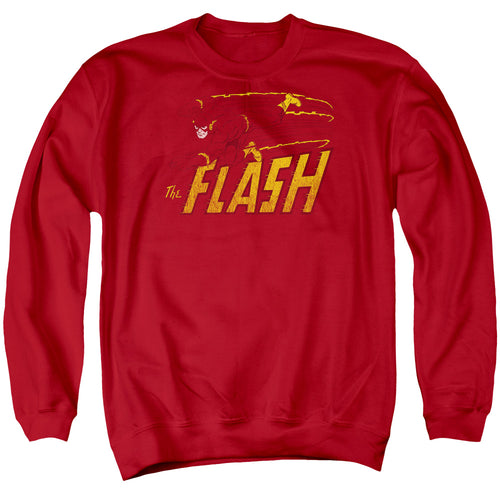 The Flash Flash Speed Distressed Crewneck Sweatshirt