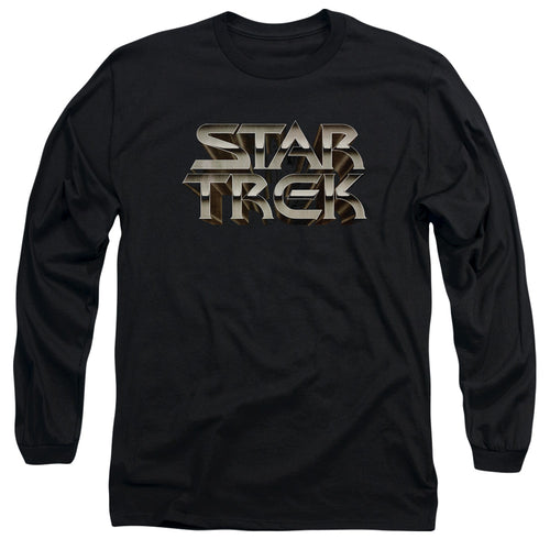 Star Trek Chrome Logo Long Sleeve T-Shirt