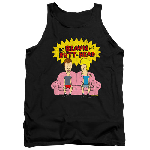 Beavis and Butthead Couch Logo Og Tank Top