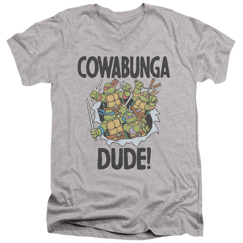 Teenage Mutant Ninja Turtles Cowabunga Dude Pastel V-Neck T-Shirt