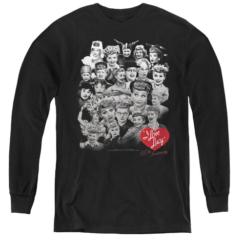 I Love Lucy 60 Years Of Fun Youth Long Sleeve T-Shirt