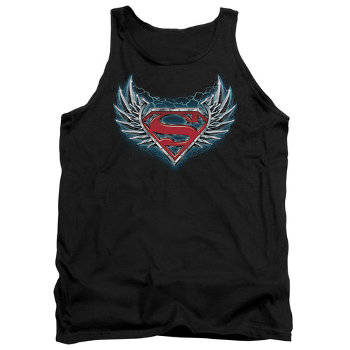Superman Steel Wings Logo Tank Top